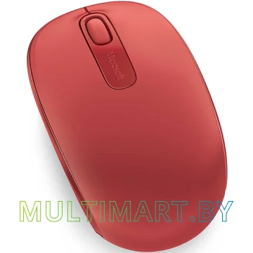 Мышь Microsoft Wireless Mobile Mouse 1850 (красный) картинка 2